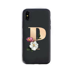 26 English Alphabet Silicone Phone Cases for IPHONE
