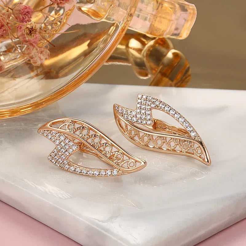 micro-set-zircon-earring - Viexta