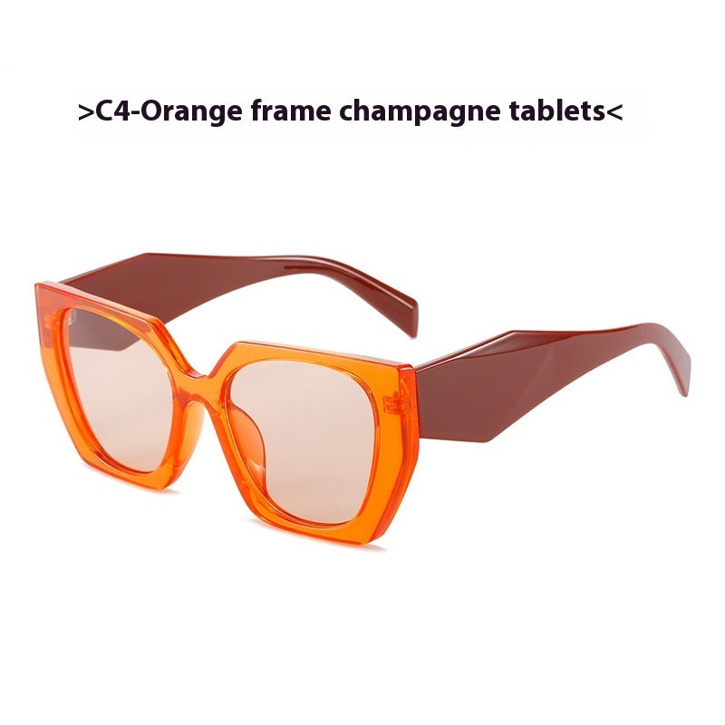 Retro Cat Eye Large Rim Sunglasses