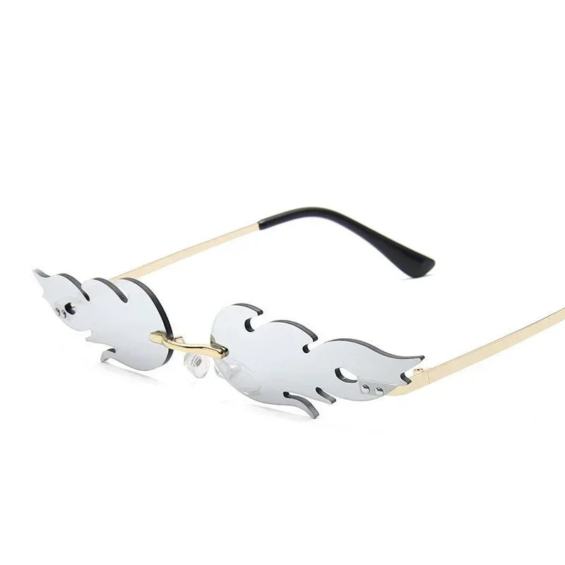 personalized-trend-flame-shaped-sunglasses - Viexta