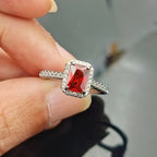 Ornament Niche Zircon Ring