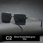 Mens Vintage Versatile Driving Sunglasses - Viexta