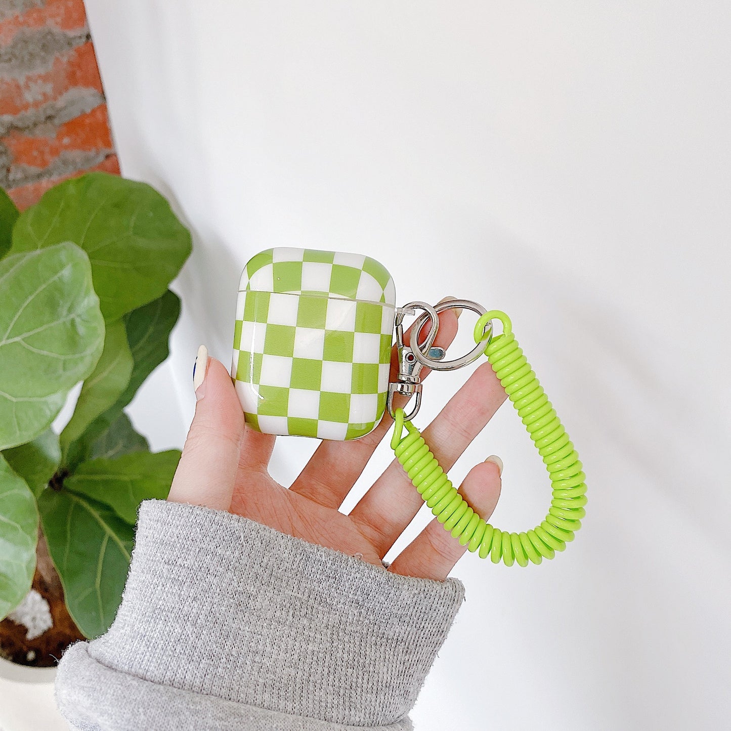 Checkerboard Pendant  AirPods Headset Case