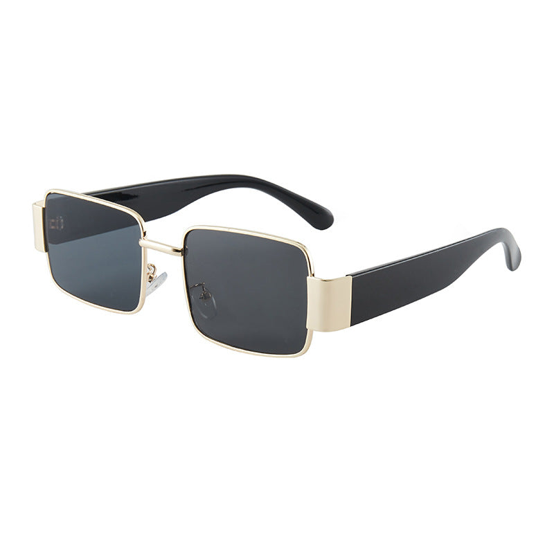 Large frame square face slimming sunglasses