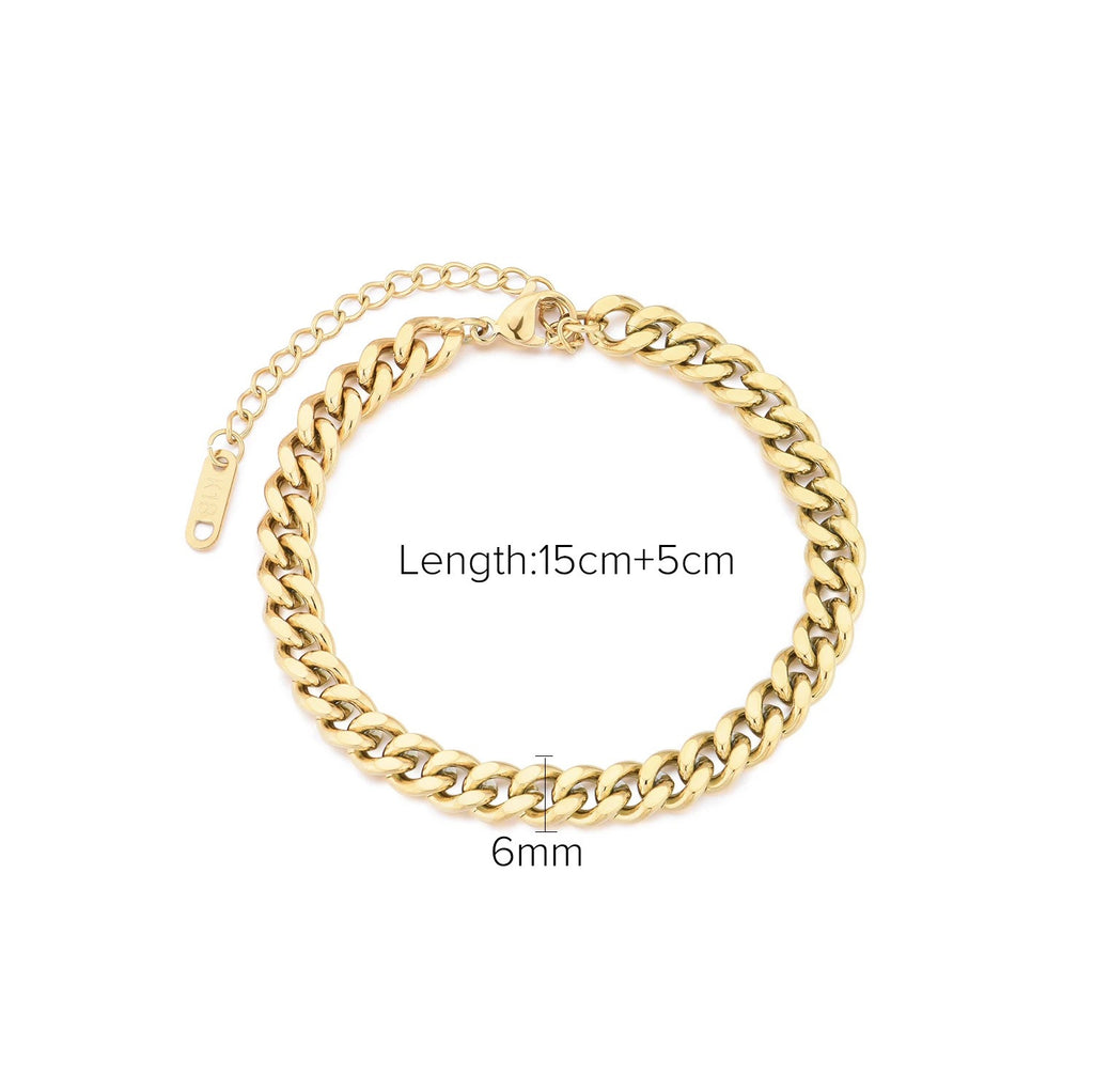 Stainless Steel Cuba Bracelet