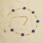 Floral Stainless Steel Bracelet for Women