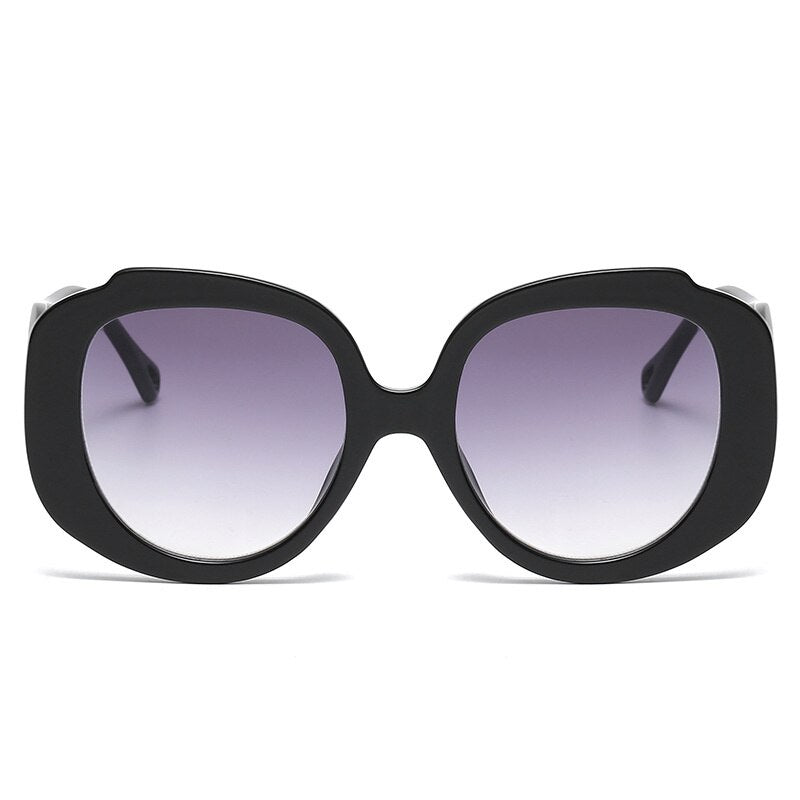 New Round Frame Retro Sunglasses Women Vintage Sun Glasses For Female Luxury Brand Eyeglasses Lady Oversized Sunglasses