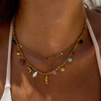 Titanium Steel Pearl Necklace