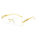 square-frameless-trimming-sunglasses - Viexta