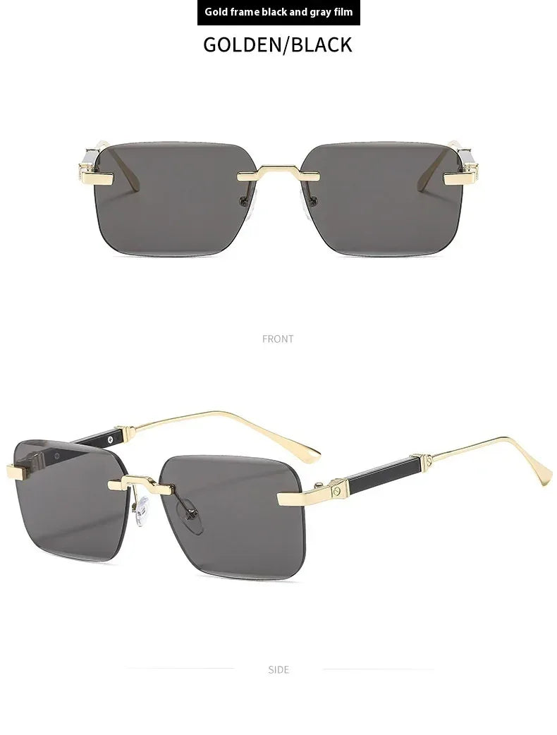 frameless-trimming-fashion-personalized-sunglasses - Viexta