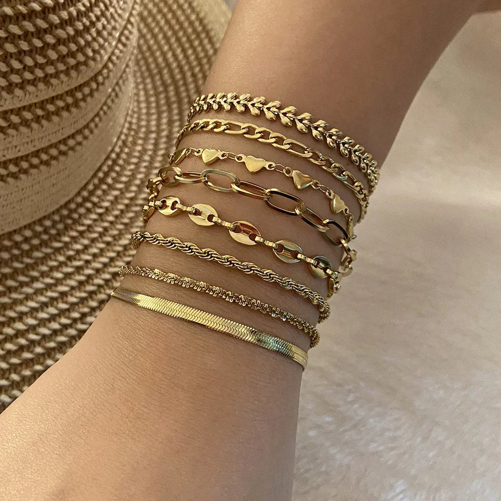 Stainless Steel Chain Niche Bracelet - Viexta