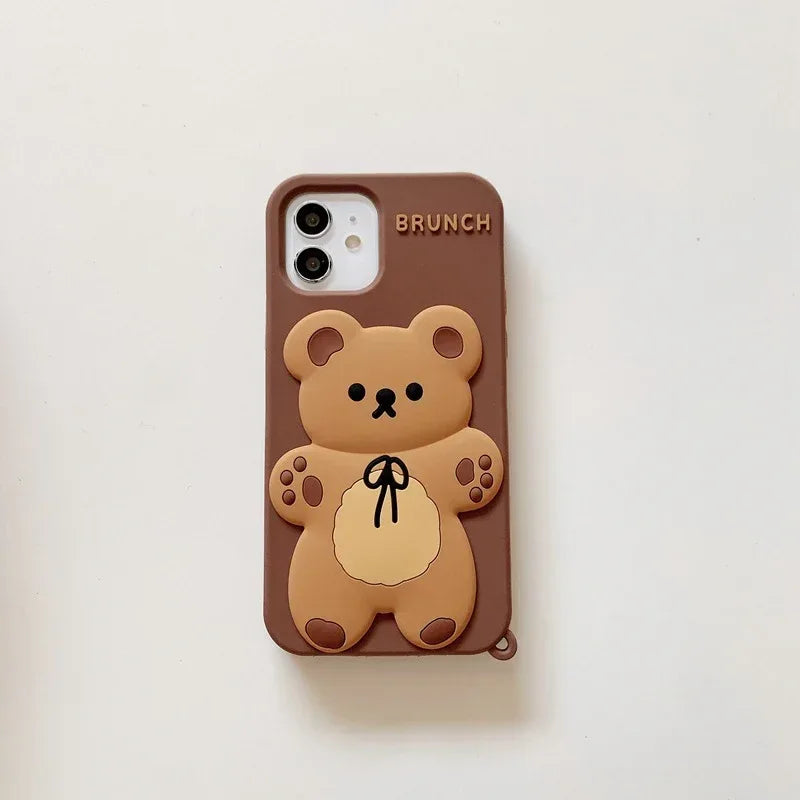 Three-dimensional Cartoon Cute iPhone case - Viexta