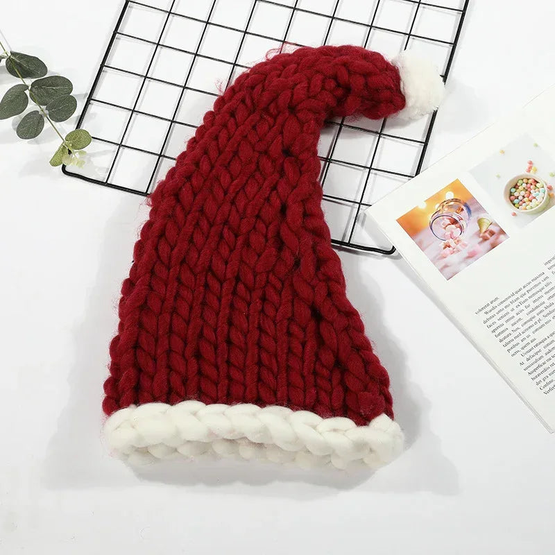 Christmas Plush With Pompom Cute Winter Hat - Viexta