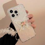 Aesthetic Embroidered Butterfly iPhone Case - Viexta