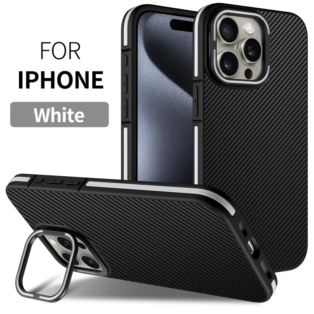 bracket-carbon-fiber-protective-iphone-case - Viexta