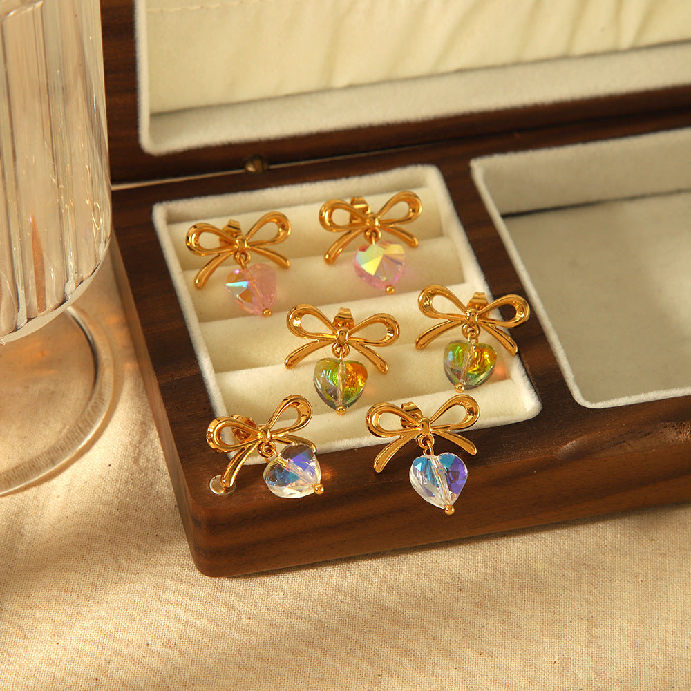 titanium-steel-bowknot-heart-shape-earrings