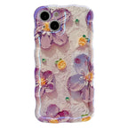 Blue Light Oil Painting iPhone Case - Viexta