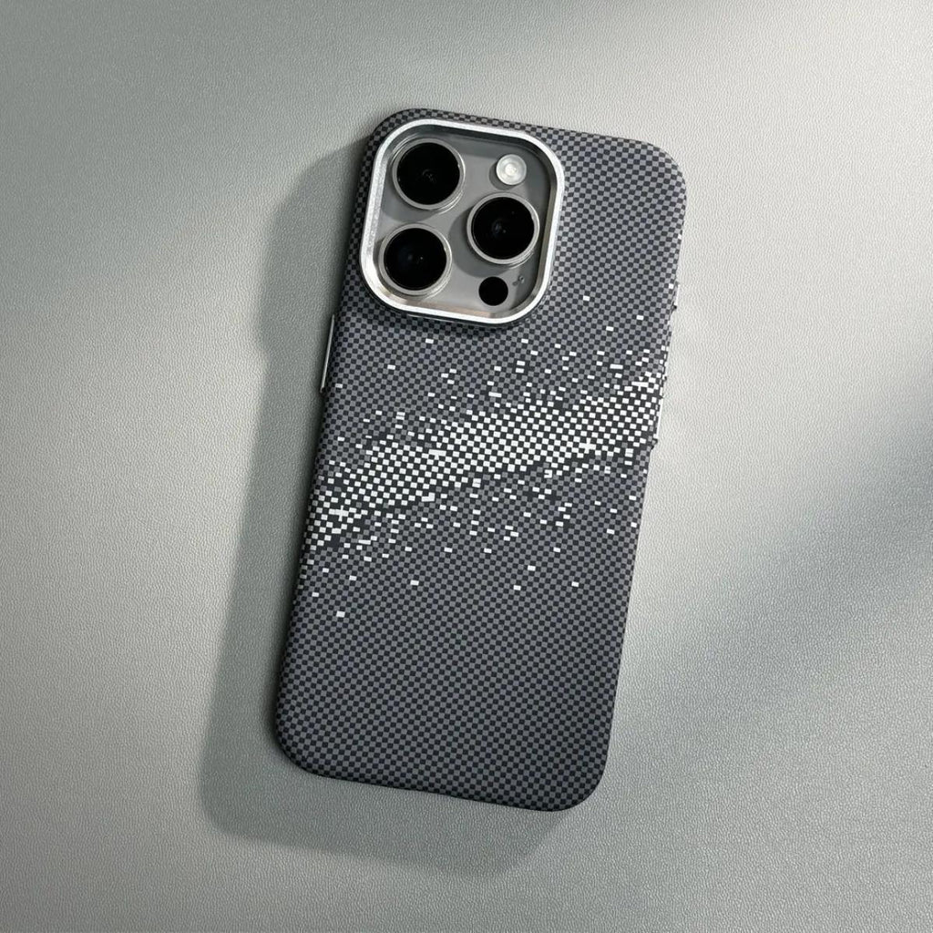 carbon-fiber-pattern-magnetic-suction-drop-resistant-iphone-cover - Viexta