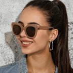New Large Rim Sunglasses Women - Viexta