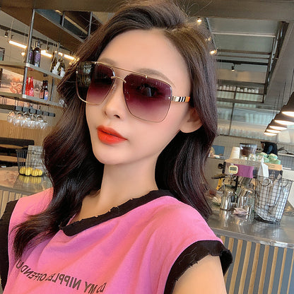 Retro Square Frame Sunglasses