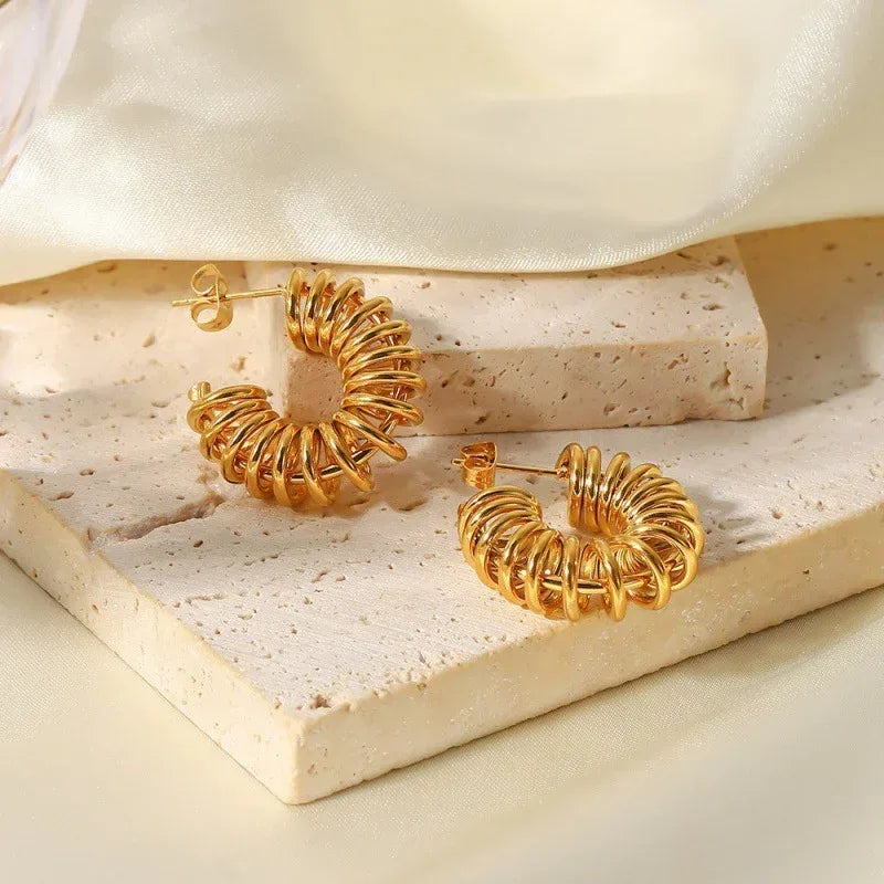 titanium-steel-earrings - Viexta