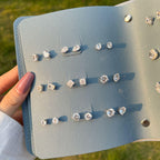 Zircon Inlaid Earrings - Viexta