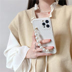 Silicone Pearl Chain Shockproof iPhone Case - Viexta