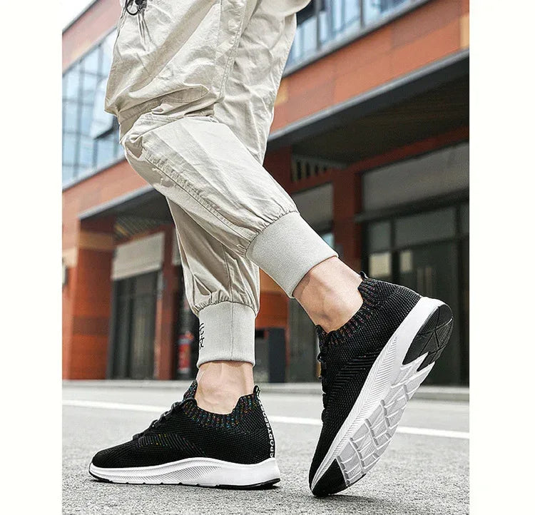 Breathable Casual Hidden Heel Sneaker - Viexta