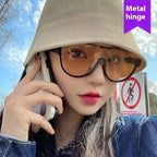 semi-rimless-brown-one-piece-sunglasses - Viexta