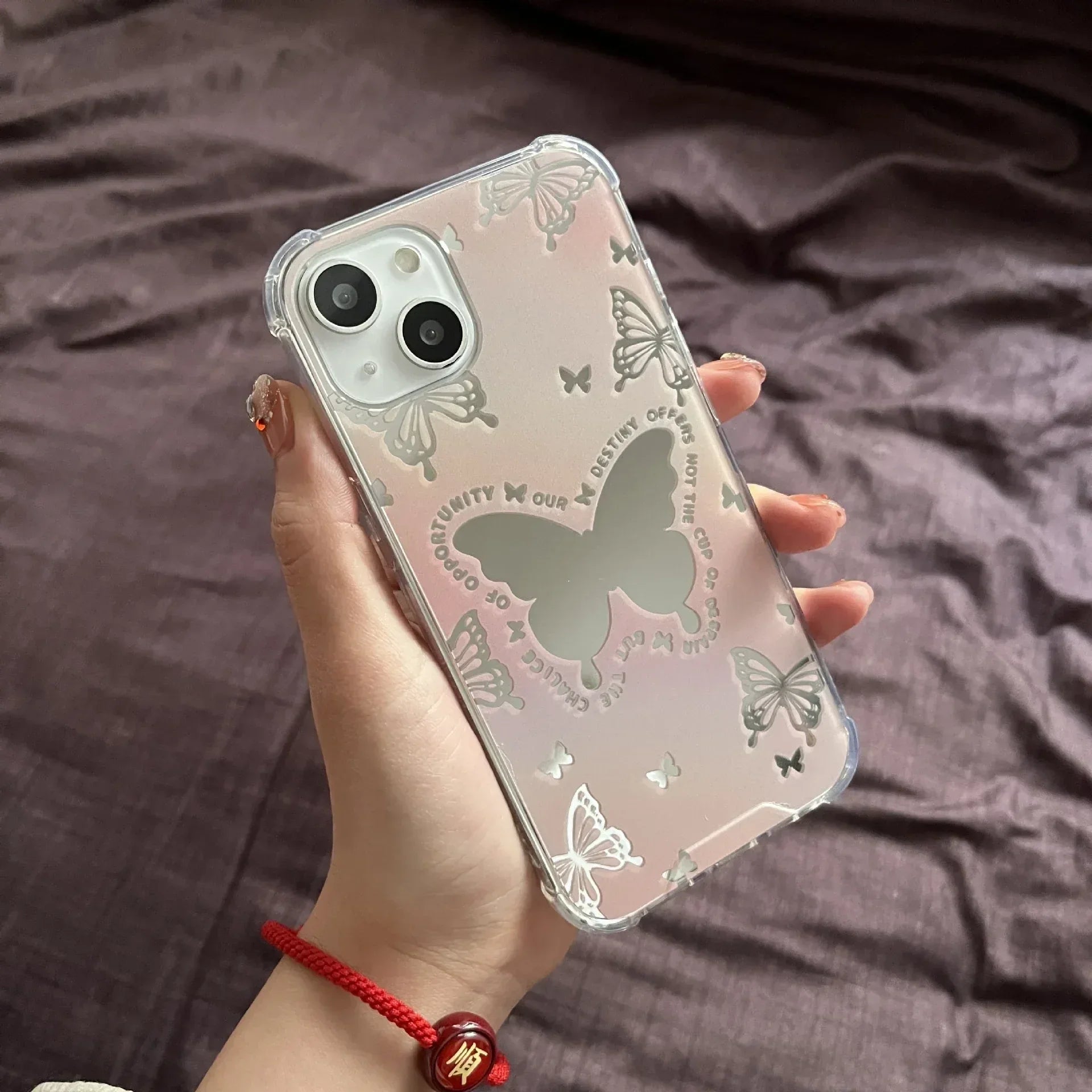 colorized-butterfly-mirror-iphone-case - Viexta