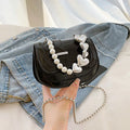 Pearl Tote Saddle Mini Bag - Viexta