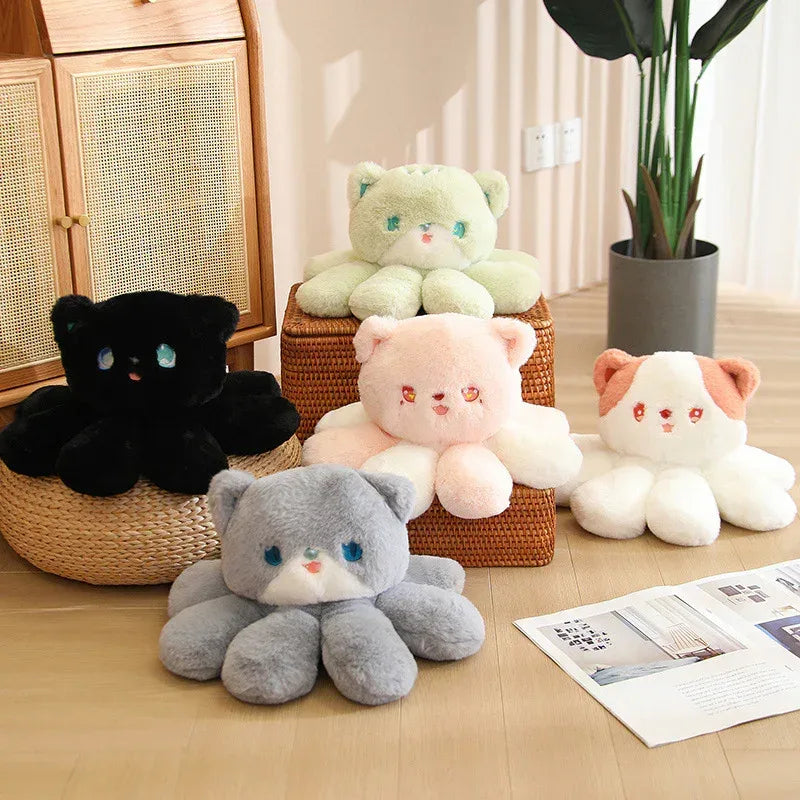 Jellyfish Cat Doll Cute Octopus Kitten Plush Toy - Viexta