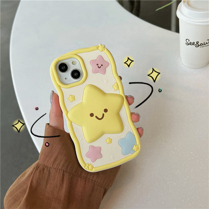 Yellow Silicone Protective iPhone Case