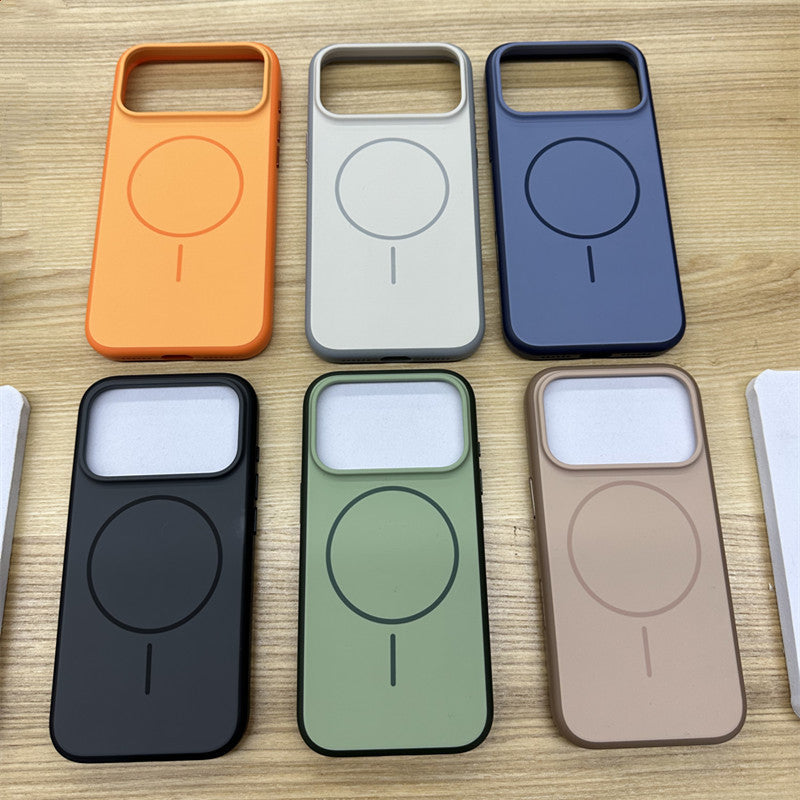 Magnetic Matte Silicone iPhone Case