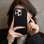 Retro Leather Solid Color iPhone Case - Viexta
