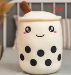 Fruit Drink Plush Stuffed Strawberry Boba Tea Cup Toy - Viexta