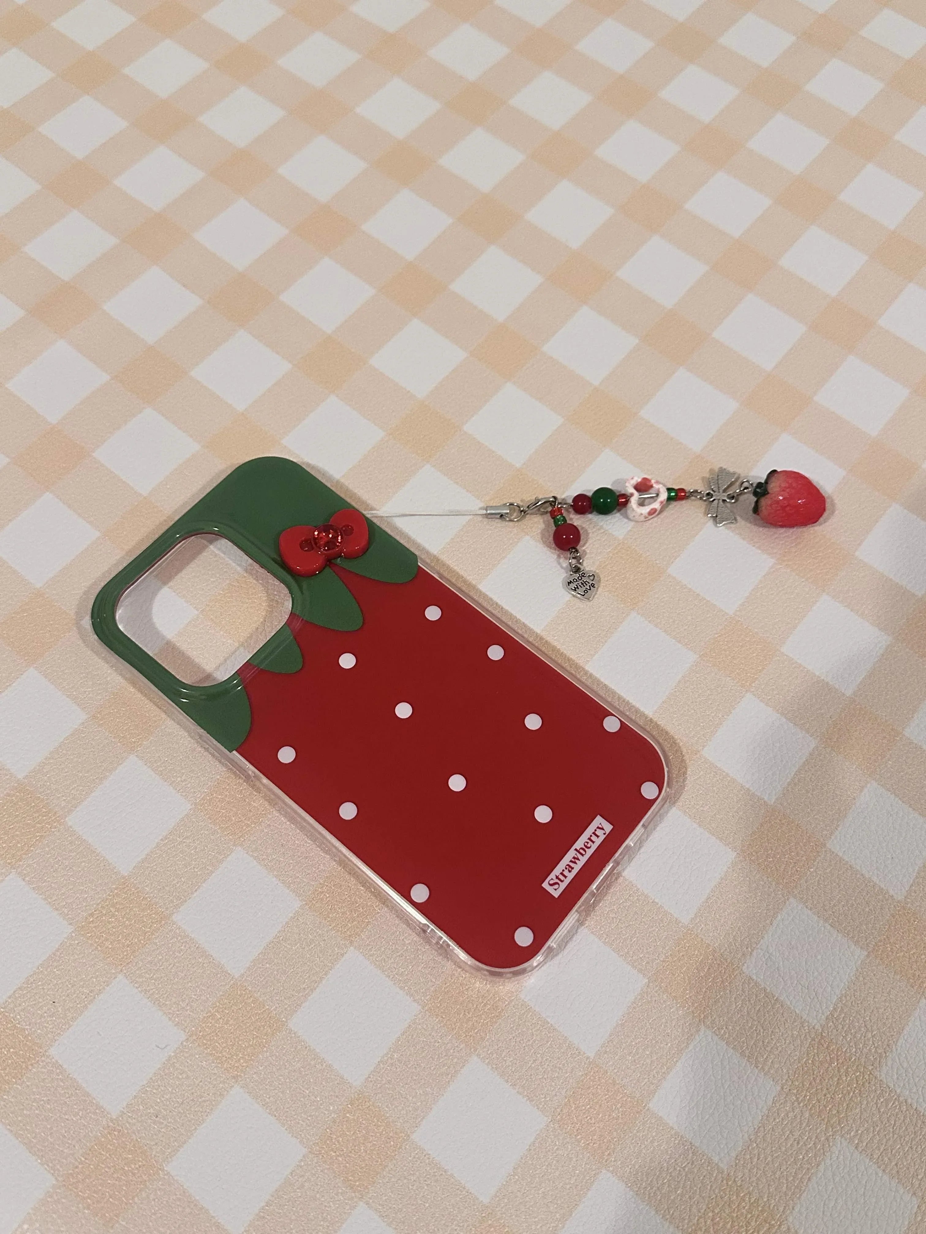 Red Strawberry Silicone Anti Drop iPhone Case - Viexta