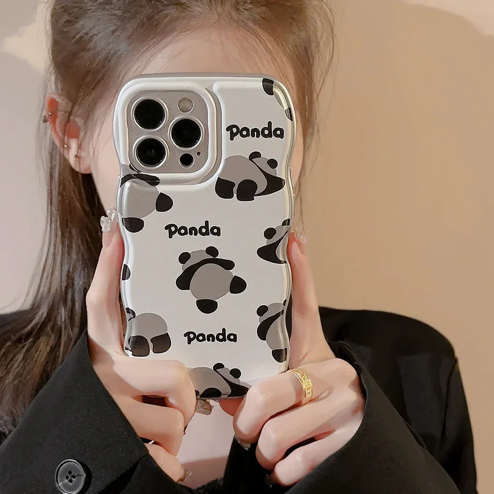 Full Screen Cute Panda Iphone Case - Viexta