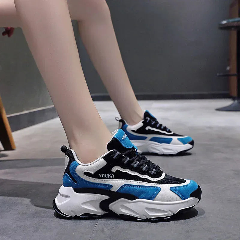 Mesh Breathable Casual Sneakers - Viexta