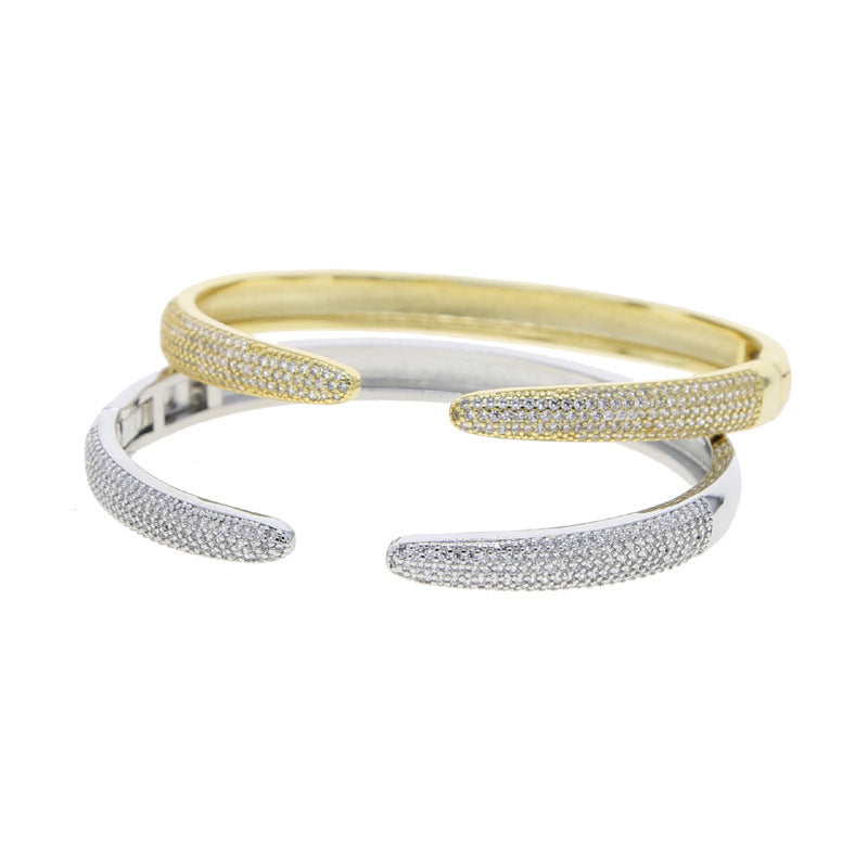 Inlaid Zircon European Bracelet