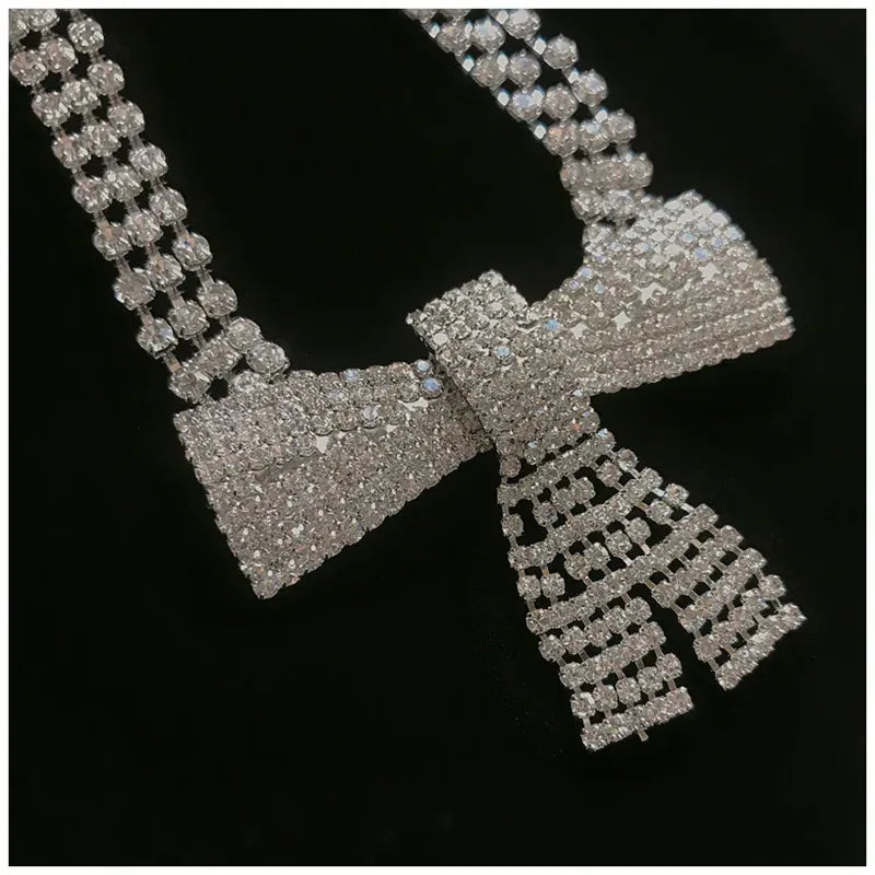 Bow AD Stone Necklace - Viexta