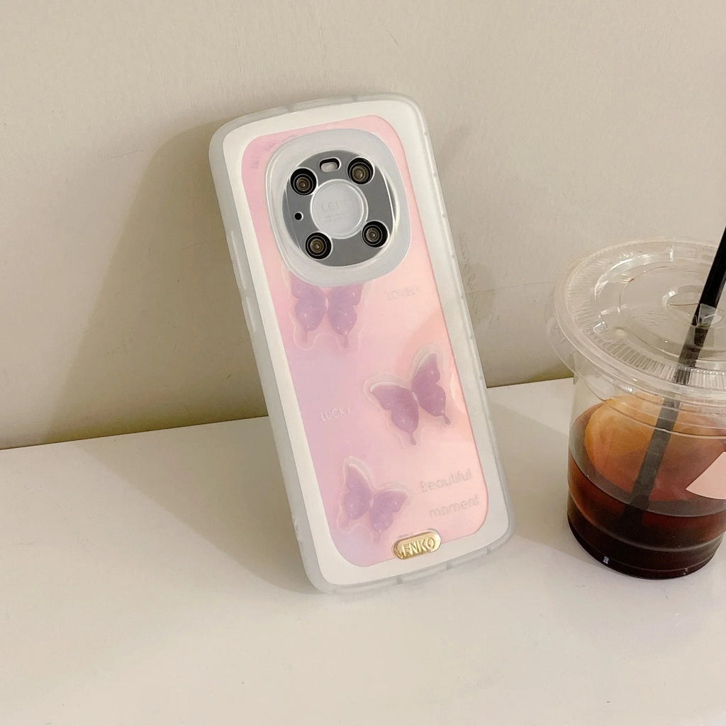 laser-purple-butterfly-silicone-huawei-case - Viexta