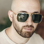 metal-double-beam-polygonal-sunglasses - Viexta