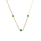 Square-shaped Crafted Versatile Titanium Steel Necklace