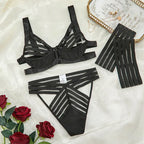 lace-up-leg-warmer-uniform-sexy-lingerie - Viexta