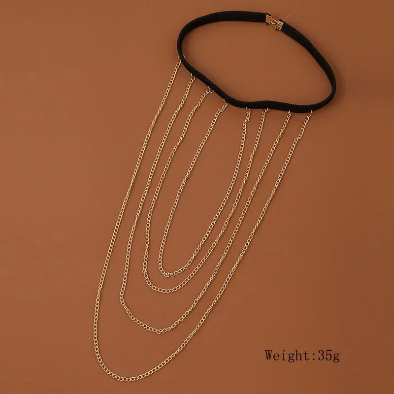 Multilayer Elastic Thigh Chain - Viexta