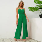 Pleated Jumpsuit - Viexta