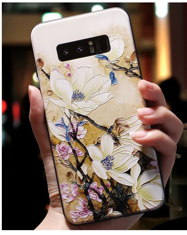 embossed-frosted-soft-shell-huawei-case - Viexta