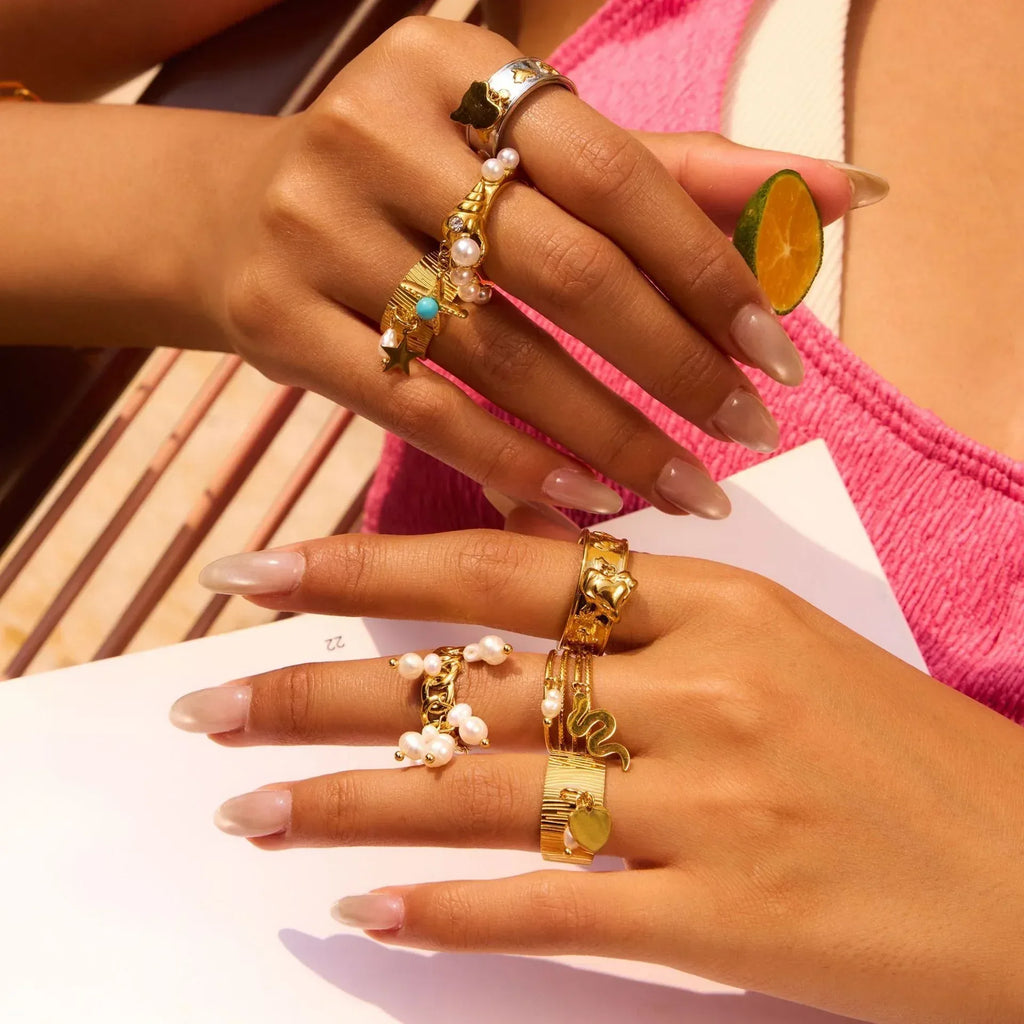 Stainless Steel Pendant Ring - Viexta