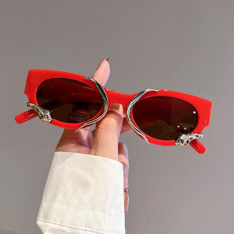 Cross-border Spirit Snake Cats' Eye Sunglasses - Viexta